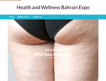Tablet Screenshot of healthexpobh.com